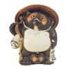 幸運万福ひねり狸 17号 (SG-SA9-6) (信楽焼)