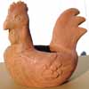 ニワトリ・ポット (穴なし) 29cm (KL-K-05)