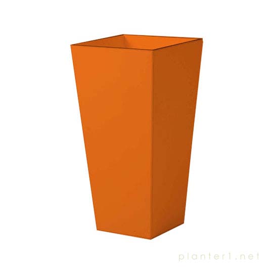 上質レザー植木鉢カバー LHサイズ 40cm (オレンジ) (10号用) (Cd-Le1-LH-Or)