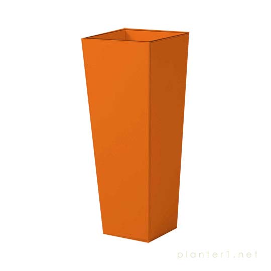 上質レザー植木鉢カバー MHサイズ 31cm (オレンジ) (8号用) (Cd-Le1-MH-Or)